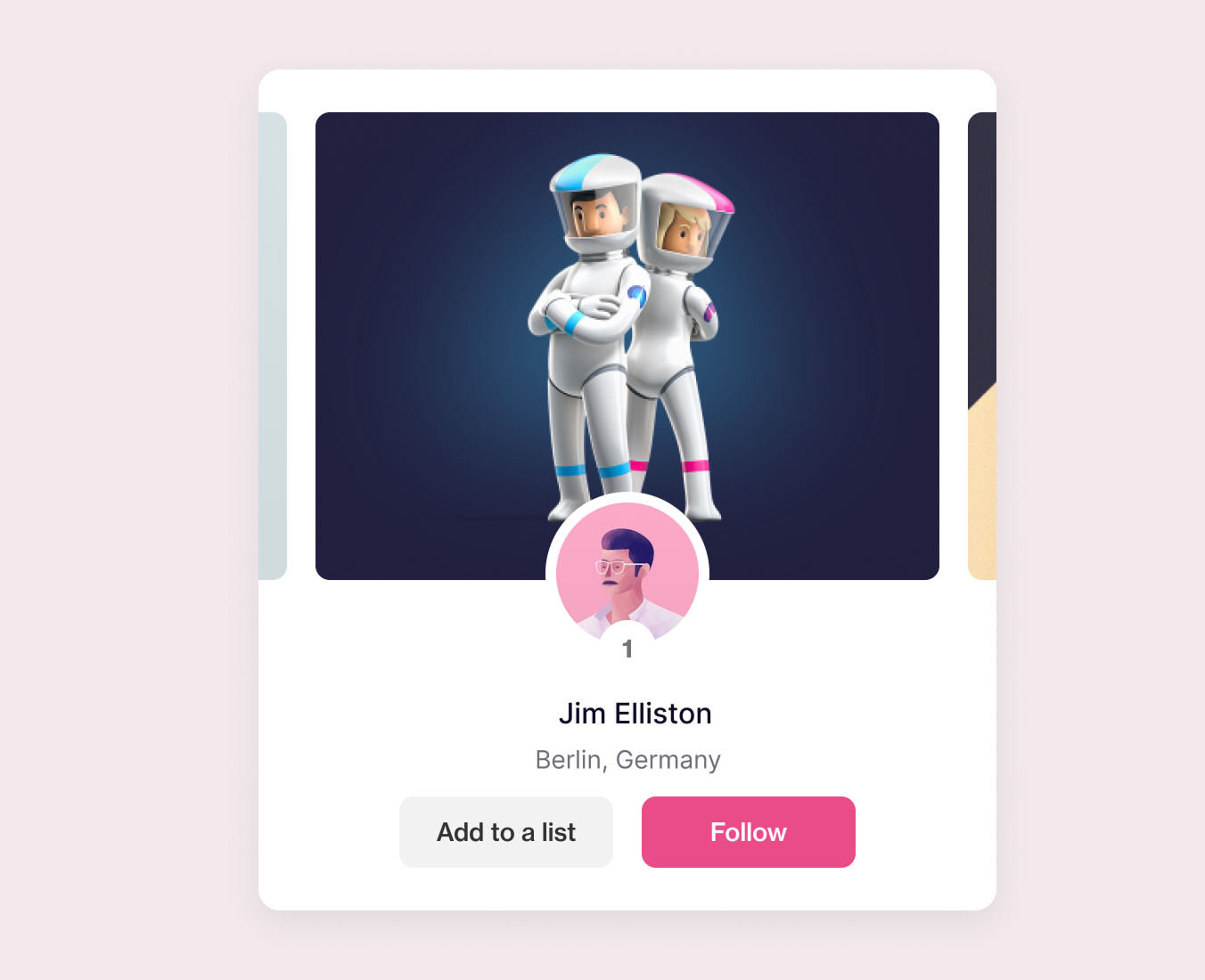 Image of Dribbble website