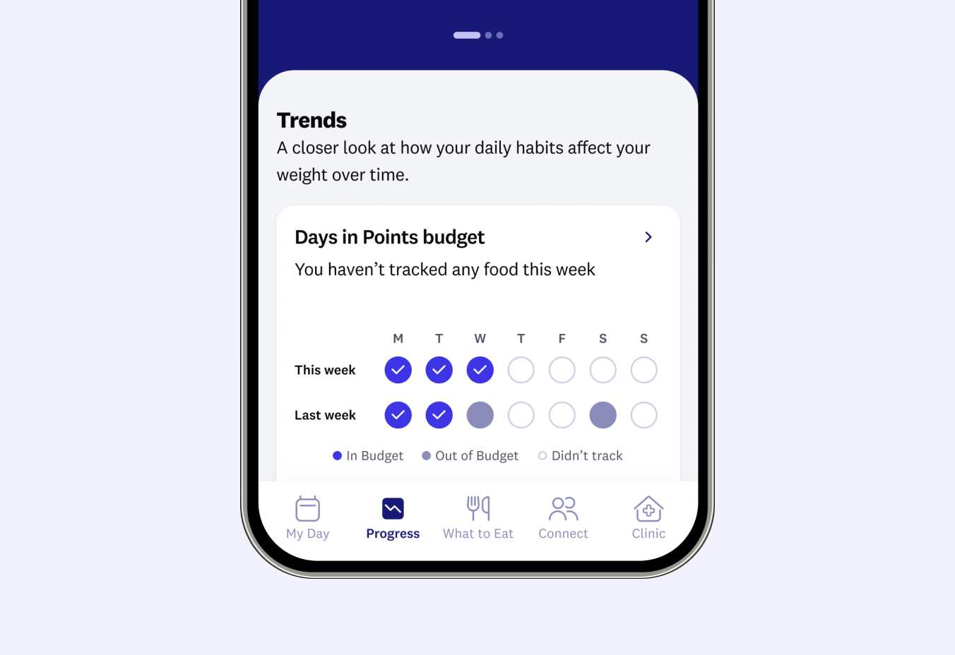 Image of WeightWatchers mobile app